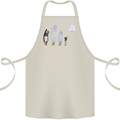 Retro Data Storage Funny Geek Nerd CD PC Cotton Apron 100% Organic Natural