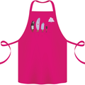 Retro Data Storage Funny Geek Nerd CD PC Cotton Apron 100% Organic Pink