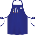 Retro Data Storage Funny Geek Nerd CD PC Cotton Apron 100% Organic Royal Blue