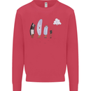 Retro Data Storage Funny Geek Nerd CD PC Kids Sweatshirt Jumper Heliconia