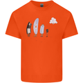 Retro Data Storage Funny Geek Nerd CD PC Kids T-Shirt Childrens Orange