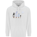 Retro Data Storage Funny Geek Nerd CD PC Mens 80% Cotton Hoodie White