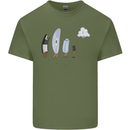 Retro Data Storage Funny Geek Nerd CD PC Mens Cotton T-Shirt Tee Top Military Green