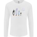 Retro Data Storage Funny Geek Nerd CD PC Mens Long Sleeve T-Shirt White
