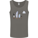 Retro Data Storage Funny Geek Nerd CD PC Mens Vest Tank Top Charcoal
