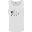 Retro Data Storage Funny Geek Nerd CD PC Mens Vest Tank Top White