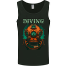 Retro Dive Helmet Scuba Diving Diver Bonnet Mens Vest Tank Top Black