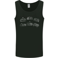 Retro Joypads Joystick Gaming Gamer Controller Mens Vest Tank Top Black