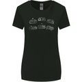 Retro Joypads Joystick Gaming Gamer Controller Womens Wider Cut T-Shirt Black
