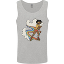 Retro Roller Blading Blades Inline Skating LGBT Mens Vest Tank Top Sports Grey