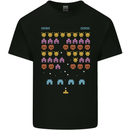 Retro Video Game Arcade Gaming Gamer Mens Cotton T-Shirt Tee Top Black