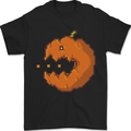 Retro Video Games Halloween Pumpkin Funny Mens T-Shirt 100% Cotton Black