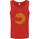 Retro Video Games Halloween Pumpkin Funny Mens Vest Tank Top Red