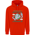 Reuse It Recycle Climate Change Environment Mens 80% Cotton Hoodie Bright Red