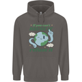 Reuse It Recycle Climate Change Environment Mens 80% Cotton Hoodie Charcoal
