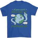 Reuse It Recycle Climate Change Environment Mens T-Shirt 100% Cotton Royal Blue
