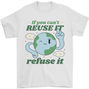 Reuse It Recycle Climate Change Environment Mens T-Shirt 100% Cotton White