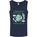Reuse It Recycle Climate Change Environment Mens Vest Tank Top Navy Blue