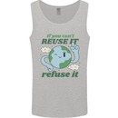 Reuse It Recycle Climate Change Environment Mens Vest Tank Top Sports Grey