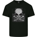 Ride Fast Biker Skull Motorcycle Guitars Rock Kids T-Shirt Childrens Black