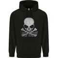 Ride Fast Biker Skull Motorcycle Motorbike Childrens Kids Hoodie Black