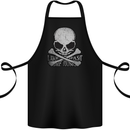Ride Fast Biker Skull Motorcycle Motorbike Cotton Apron 100% Organic Black