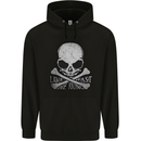Ride Fast Biker Skull Motorcycle Motorbike Mens 80% Cotton Hoodie Black