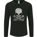 Ride Fast Biker Skull Motorcycle Motorbike Mens Long Sleeve T-Shirt Black