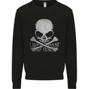 Ride Fast Biker Skull Motorcycle Motorbike Mens Sweatshirt Jumper Black