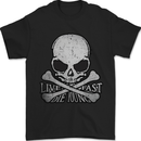 Ride Fast Biker Skull Motorcycle Motorbike Mens T-Shirt 100% Cotton Black
