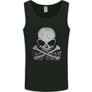 Ride Fast Biker Skull Motorcycle Motorbike Mens Vest Tank Top Black