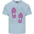 Rise & Run Running Cross Country Marathon Runner Kids T-Shirt Childrens Light Blue