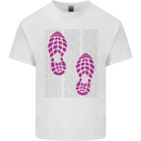 Rise & Run Running Cross Country Marathon Runner Kids T-Shirt Childrens White