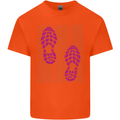 Rise & Run Running Cross Country Marathon Runner Mens Cotton T-Shirt Tee Top Orange