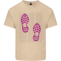Rise & Run Running Cross Country Marathon Runner Mens Cotton T-Shirt Tee Top Sand