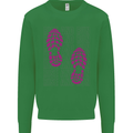 Rise & Run Running Cross Country Marathon Runner Mens Sweatshirt Jumper Irish Green