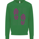 Rise & Run Running Cross Country Marathon Runner Mens Sweatshirt Jumper Irish Green