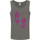 Rise & Run Running Cross Country Marathon Runner Mens Vest Tank Top Charcoal