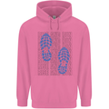 Rise & Run Running Marathon Cross Country Runner Childrens Kids Hoodie Azalea