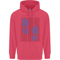 Rise & Run Running Marathon Cross Country Runner Childrens Kids Hoodie Heliconia