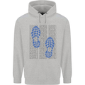 Rise & Run Running Marathon Cross Country Runner Childrens Kids Hoodie Sports Grey