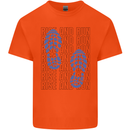 Rise & Run Running Marathon Cross Country Runner Kids T-Shirt Childrens Orange