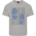 Rise & Run Running Marathon Cross Country Runner Kids T-Shirt Childrens Sports Grey