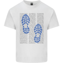 Rise & Run Running Marathon Cross Country Runner Kids T-Shirt Childrens White