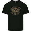 Road Trip Motorcycle Biker Motorbike Kids T-Shirt Childrens Black