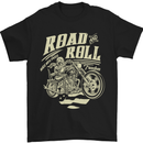 a black t - shirt with a skeleton riding a motorcycle