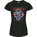 Roadway Bastard Motorcycle Biker Motorbike Womens Petite Cut T-Shirt