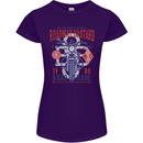 Roadway Bastard Motorcycle Biker Motorbike Womens Petite Cut T-Shirt