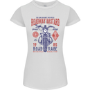 Roadway Bastard Motorcycle Biker Motorbike Womens Petite Cut T-Shirt