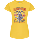 Roadway Bastard Motorcycle Biker Motorbike Womens Petite Cut T-Shirt
